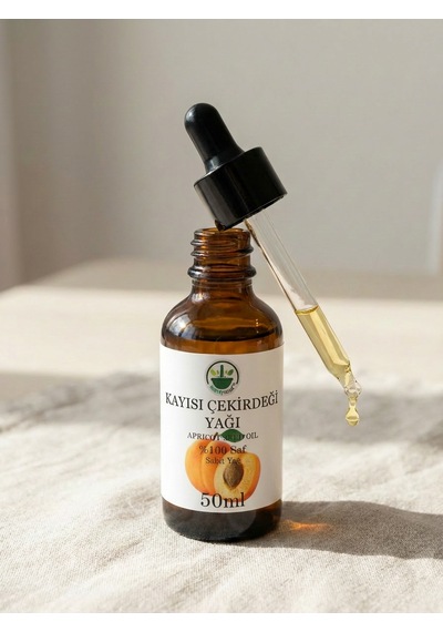 Soğuk Sıkım Kayısı Çekirdeği Yağı Apricot Kernel Oil Prunus Armeniaca Saf Doğal 50 Ml 50 ML
