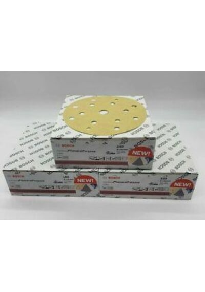 Bosch C450 Standard For General 15 Delik Zımpara 150 MM 320K 50'li 2608621738