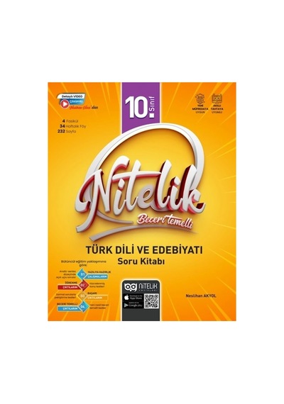 10. Sınıf Beceri Temelli Türk Dili Ve Edebiyatı Soru Kitabı / Nitelik Yayınları / 9786052724446