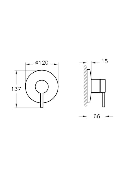 VitrA Origin Ankastre Sıva Üstü Lavabo Bataryası Bakır A4262126
