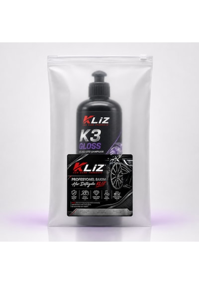 K3 Gloss - Cilalı Oto Şampuan 500 Ml