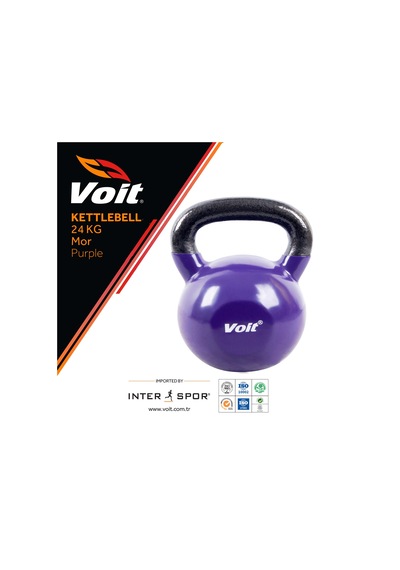 Voıt Vınyl Kettlebell 24kg Mor