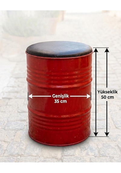 Tabure Varil Model Turuncu