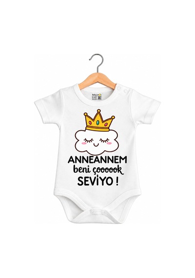 Babylimon Anneannem Beni Çok Seviyo Beyaz - 936542302 Beyaz
