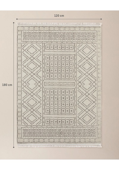 Madame Coco Foison Halı - Krem - 120x180 Cm 8684427023365 Ekru 120 X 180 Krem