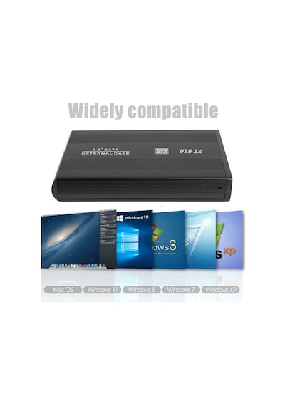 3.5" İnç Usb 2.0 Sata Harici Metal Hard Disk Hdd Kutusu DD-130