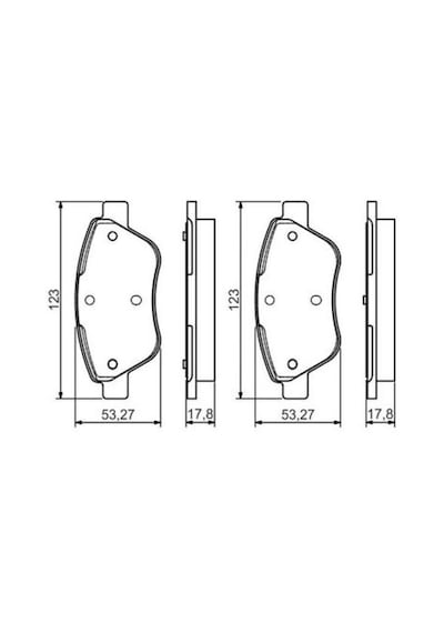 Bosch 0986494132 Arka Fren Balatası Volvo Xc 90 T6 2.5t D5 02 77365468