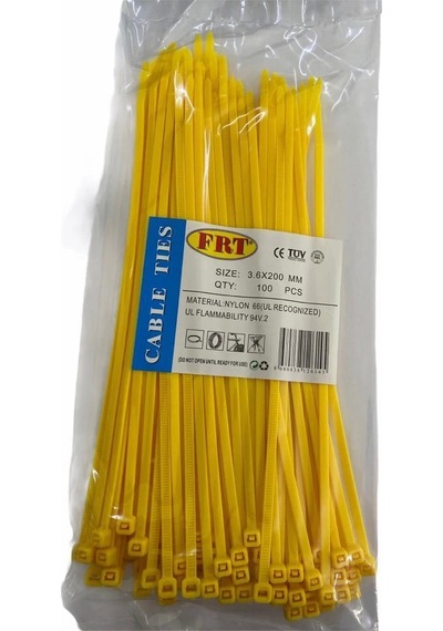 Frt Sarı 3,6x200 Kablo Bağı Belirtilmemiş