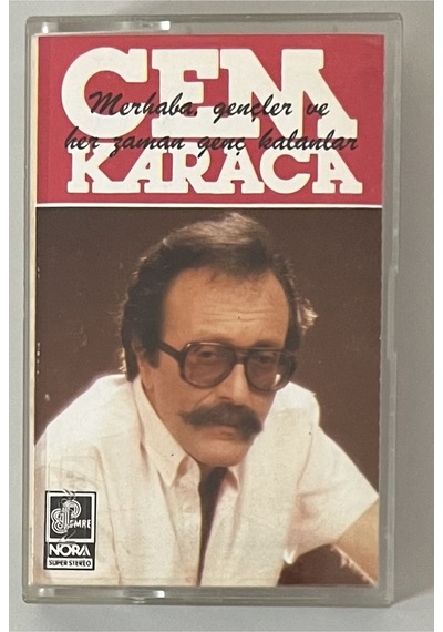 Cem Karaca Merhaba Gençler Ve Her Zaman Genç Kalanlar Kaset Orjinal Dönem Kağıt Baskı