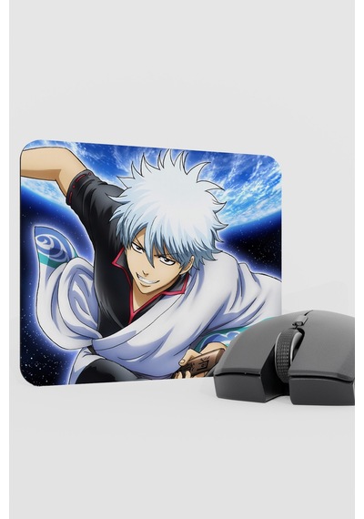 Gintama Anime V4 - 22x18 Gaming Kauçuk Kaymaz Taban Mouse Pad Fare Altlığı