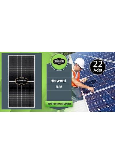 On Grid 10 Kw Kva Trifaze Solar Güneş Paneli Paket Sistemi