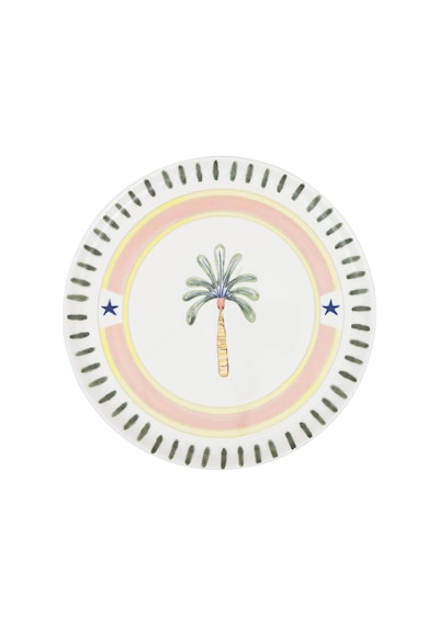 The Mia Italian Summer Servis Tabağı 30 Cm Çok Renkli