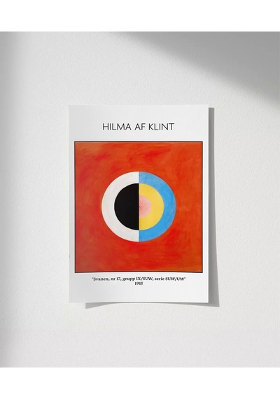 Çerçevesiz Poster Hilma Af Klint Kuğu 2