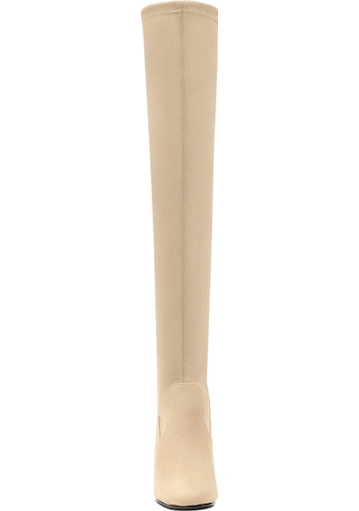 Nine West Cirka 1Pr Krem Kadın Topuklu Çizme 101065395 Bej