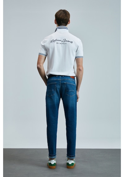Lufian Erkek Anatol Smart Slim Fit Jean Pantolon 111200197 Mavi Mavi