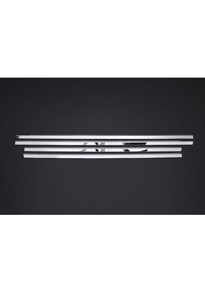 Mercedes C Class W 204 Uyumlu Cam Çıtası 4 Parça 2007-2014 Paslanmaz Krom