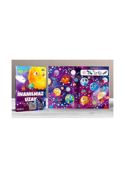 İnanılmaz Uzay İlk Ansiklopedim Etkinlik Kitabı / 4d Artırılmış Gerçeklik