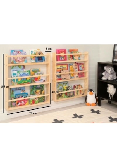 Doğal Ahşap Renk Montessori Kitaplık Çocuk Bebek Odası Duvar Rafı Ahşap Kitaplık Raf 1 Adet 105 Cm Doğal Doğal Ahşap Renk Montessori Kitaplık Çocuk Bebek Odası Duvar Rafı Ahşap Kitaplık Raf 1 Adet 105 Cm Doğal