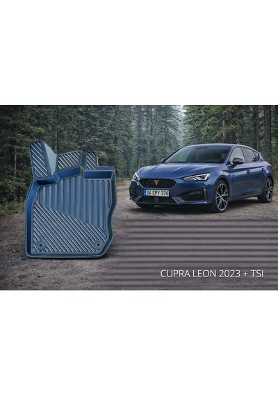 Cupra Leon 2023+ Tsi İle Uyumlu 3d Oto Paspas Premium
