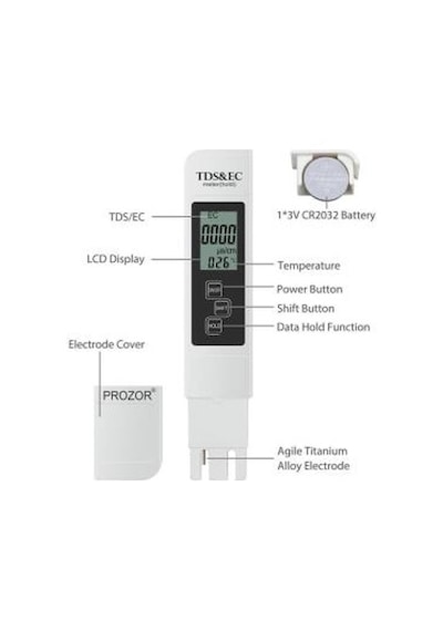 Ec/ppm Metre Tds Ölçer-su Kalitesi Ölçer