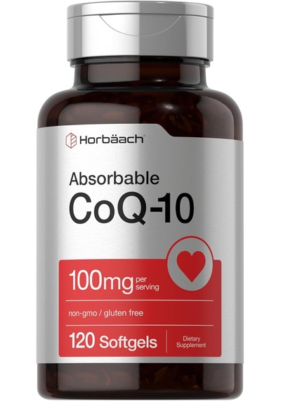 Horbäach Coq10 Koenzim 100mg 120 Softgels Aromasız