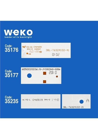 Sanyo Le82s16hm 32'' İnç 3 Adet Tv Led Bar Tvnizin İçindeki Led Barla Aynısı Olduğunu Görmeden Almayınız. Led Bar Ürünlerinde Paket Açıldığında İade Kabul Edilmemektedir.