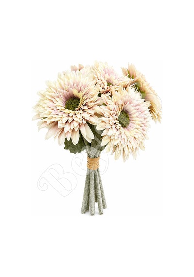 Yapay Çiçek Kasımpatı Buketi 49 Cm Ekru
