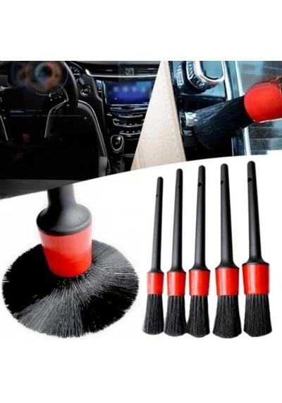 Araç Detay Fırçası Otomobil Detay Fırçası Seti 5+1'li Paket Tekerleklerin, Motorların, İç Mekanın, Amblemlerin, İç Ve Dış Yüzeylerin, Havalandırma Temizlenmesi Araç Detay Fırçası Otomobil Detay Fırçası Seti 5+1'li Paket Tekerleklerin, Motorların, İç Mekanın, Amblemlerin, İç Ve Dış Yüzeylerin, Havalandırma Temizlenmesi