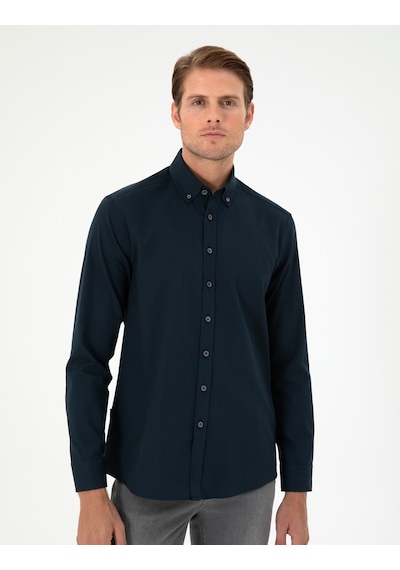 Pierre Cardin Erkek Lacivert Gömlek Desenli 50292553-vr033 Lacivert