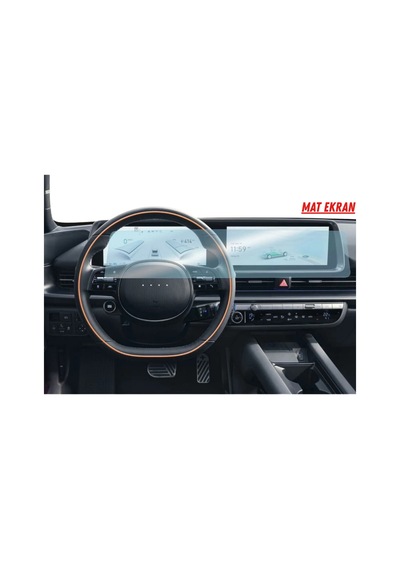 Hyundai Ioniq 6 2025 Navigasyon Ve Multimedya Uyumlu Mat Ekran Koruyucu