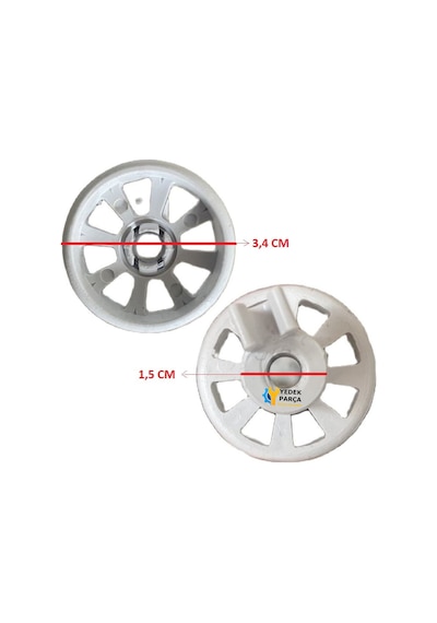 Bosch Uyumlu Smı6061 Bulaşık Makinesi Sepet Tekerleği 4 Alt Üst Teker Takımı