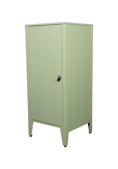Ziglat 1110 Serisi Kilitli Metal Home Office Dolabı Metal Kapaklı Yeşil 450x1050x450 Mm