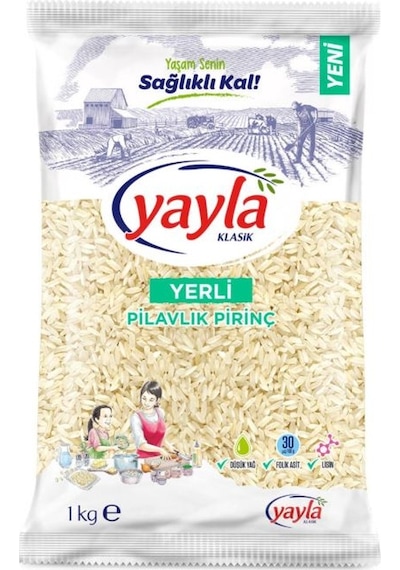 Yayla Klasik Pilavlık Yerli Pirinç 1 KG
