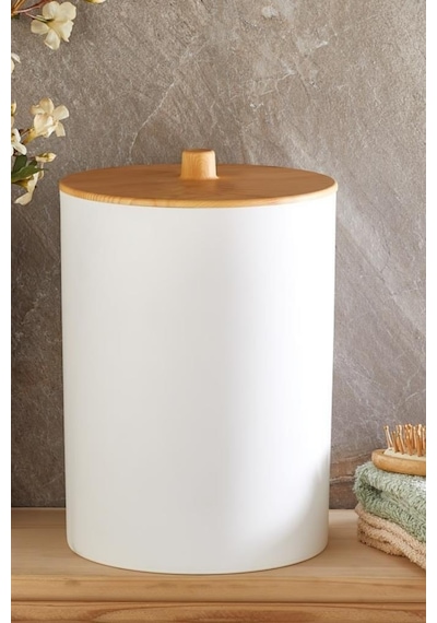 Flosoft Bambu Desenli Mutfak Banyo Çöp Kovası 001