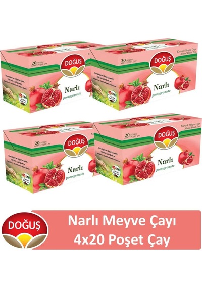 Doğuş Narlı Karışık Meyve Çayı 20'li X 4 Adet