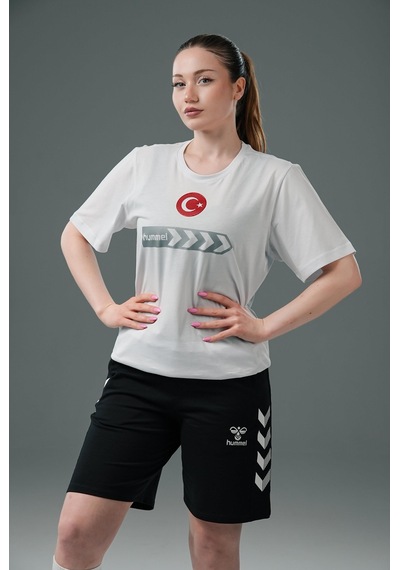 Hummel Armin Milli Takım Pro Tişört Beyaz