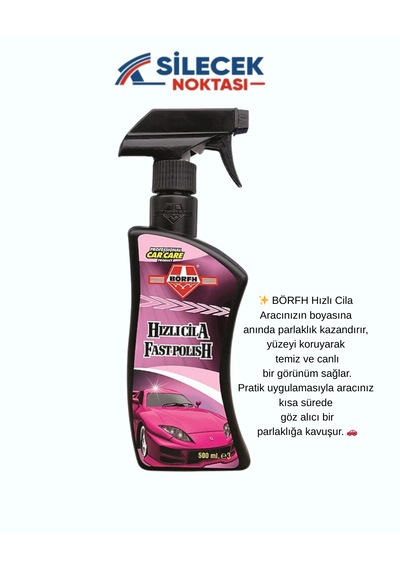 Börfh Araç Bakım Seti Hızlı Cila