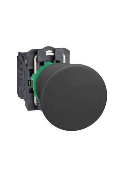 Schneider Electric XB5AC21 Ø40 Ø22 Yaylı Dönüş 1NA Mantar Buton Başlığı Siyah