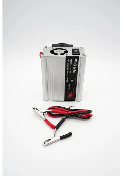 500w 12v Dc 220v Ac İnverter Usb Çıkışlı Fanlı Akü Güç Dönüştürücü Araç Kullanımı