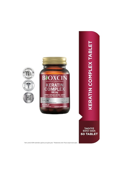 Bioxcin Keratin Complex 500 Mg 60 Tablet - Saç ve Tırnak Vitamini