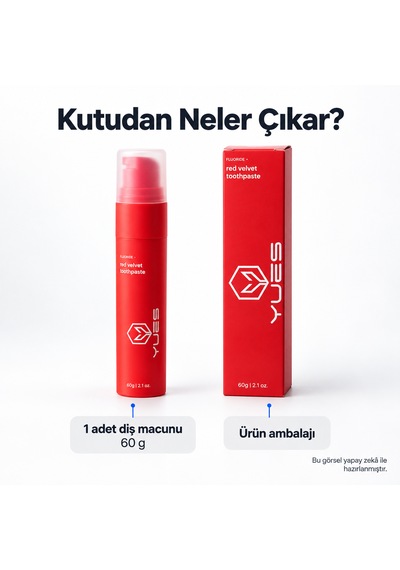 Yues Red Velvet Florürlü Pompalı Diş Macunu 60 G Beyazlatma