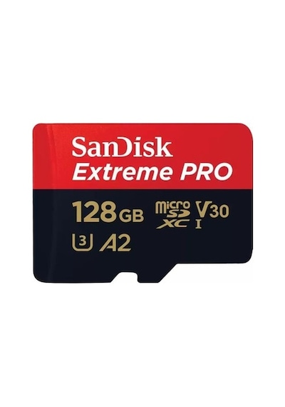 Sandisk Extreme Pro Microsd Uhs I Card 128gb For 4k On Smartp, Cam Drones 200mb/s R, 90mb/s