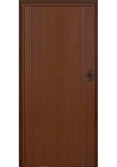 Akordeon Kapı, Ceviz Ahşap Desenli, 72x200cm