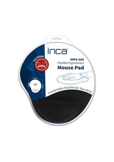 Imsp-009 Bilek Destekli Silikon Mousepad Large 220 Mm 250 Mm 3 Mm Uzun Süreli Mouse Kullanımlar