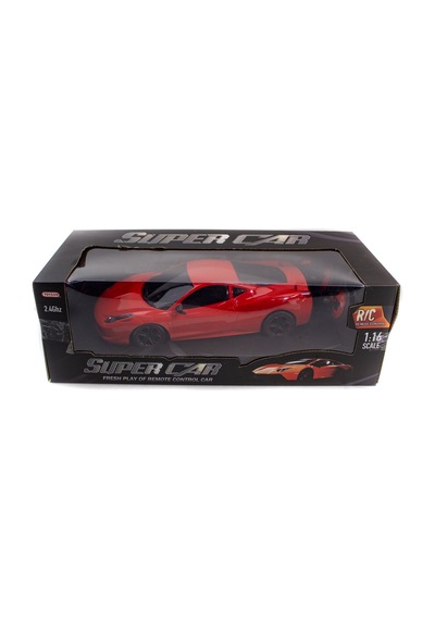 1:16 Ölçek Uzaktan Kumandalı Araba Ferrari Kırmızı Işıklı Şarjlı