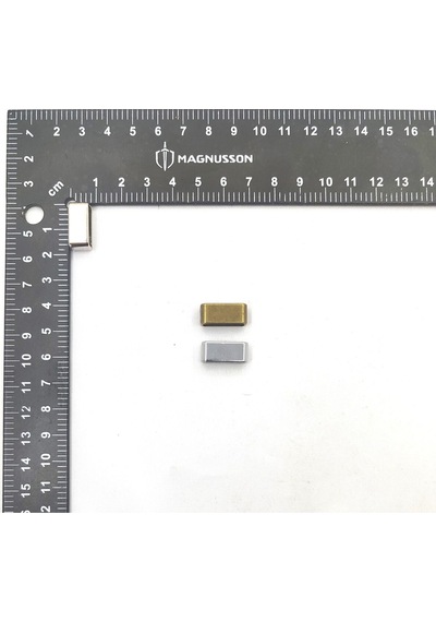5x15 Deri Bileklik Ara Aparatı 100 Gram 5 X 15 Mm / Gümüş Rengi