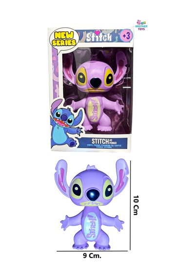 Stitch Angel Figür Oyuncak Yumuşak Vücut Pembe 10 Cm.