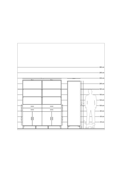 Kronos Gardrop 8 Raflı 4 Çekmeceli 4 Kapaklı 176x59x221 Antrasit-antrasit Antrasit Kronos Gardrop 8 Raflı 4 Çekmeceli 4 Kapaklı 176x59x221 Antrasit-antrasit Antrasit