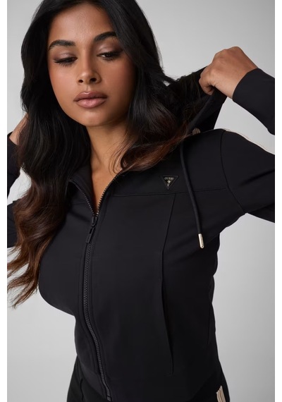 Guess Fausta Kapüşonlu Kadın Sweatshirt V6bq02k6254 Siyah