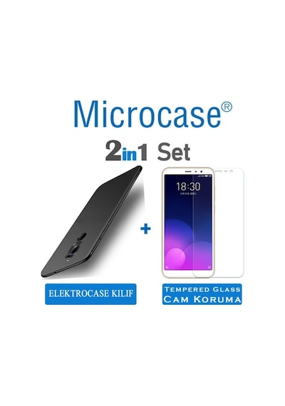 Meizu M6T Elektrocase Serisi Silikon Kilif + Cam (Seç) 344851431